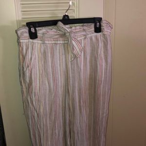 striped pants